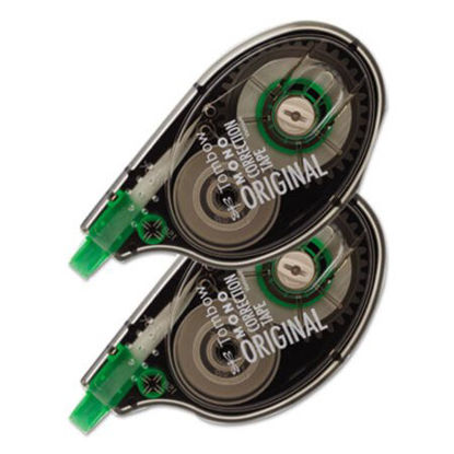 Picture of MONO Correction Tape, Non-Refillable, 1/6" x 394", White Tape, 2/PackTOM-68627