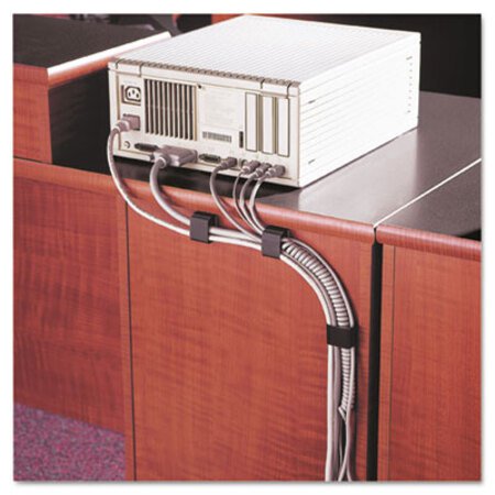 Picture of Self-Adhesive Wire Clips, Black, 6/PackMAS-00204