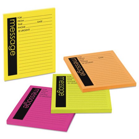 Picture of Self-Stick Message Pad, 3 7/8 x 4 7/8, Rio de Janeiro Colors, 50-Sheet, 4/PackMMM-76794SS
