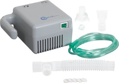 Picture of Rite-Neb 4 Compressor Nebulizer System Small Volume 5 mL Medication Cup Universal Mouthpiece DeliveryNEB-RITE4