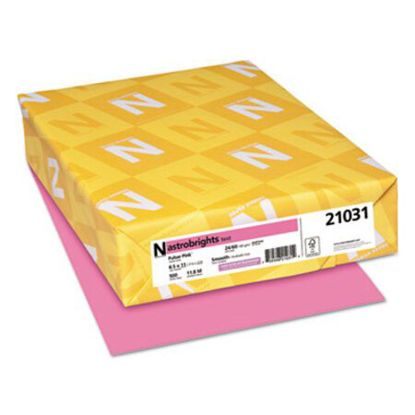 Picture of Color Paper, 24 lb, 8.5 x 11, Pulsar Pink, 500/ReamWAU-21031