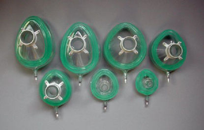 Picture of Anesthesia Mask BreathTech® Elongated Style Pediatric Hook RingBT9003