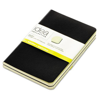 Picture of Idea Collective Journal, Wide/Legal Rule, Black Cover, 5.5 x 3.5, 40 Sheets, 2/PackTOP-56877