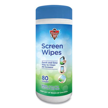 Picture of Premoistened Monitor Cleaning Wipes, Cloth, 5 x 7, 80/TubFAL-DSCT