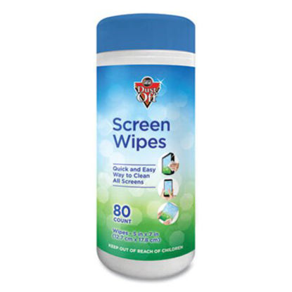 Picture of Premoistened Monitor Cleaning Wipes, Cloth, 5 x 7, 80/TubFAL-DSCT