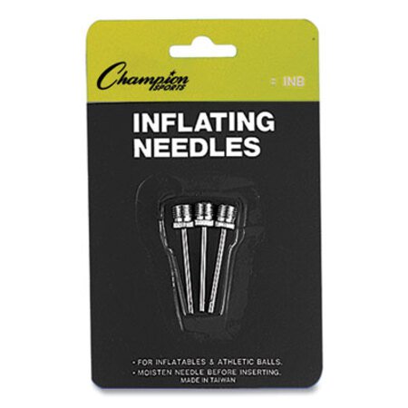 Picture of Nickel-Plated Inflating Needles for Electric Inflating Pump, 3/PackCSI-INB