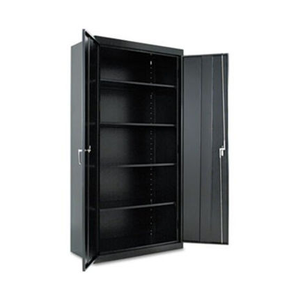 Picture of Assembled 72" High Storage Cabinet, w/Adjustable Shelves, 36w x 18d, BlackALE-CM7218BK