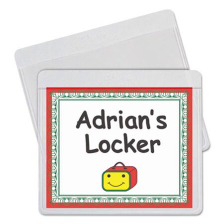 Picture of Self-Adhesive Labeling Pockets, Top Load, 3 3/4 x 3, Clear, 25/PackCLI-70443