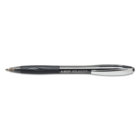 Picture of Atlantis Original Ballpoint Pen, Retractable, Medium 1 mm, Black Ink, Black Barrel, DozenBIC-VCG11BK
