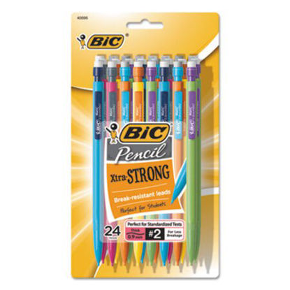 Picture of Xtra-Strong Mechanical Pencil Value Pack, 0.9 mm, HB (#2.5), Black Lead, Assorted Barrel Colors, 24/PackBIC-MPLWP241