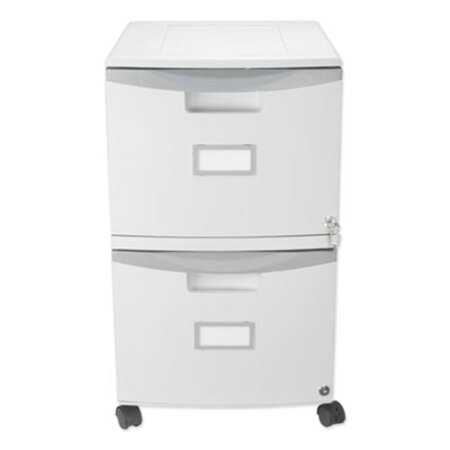 Picture of Two-Drawer Mobile Filing Cabinet, 14.75w x 18.25d x 26h, GraySTX-61310B01C
