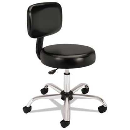 Picture of Adjustable Task/Lab Stool, Supports Up to 250 lb, 17.25" to 22" Seat Height, Black Seat/Back, Steel BaseHON-MTS11EA11
