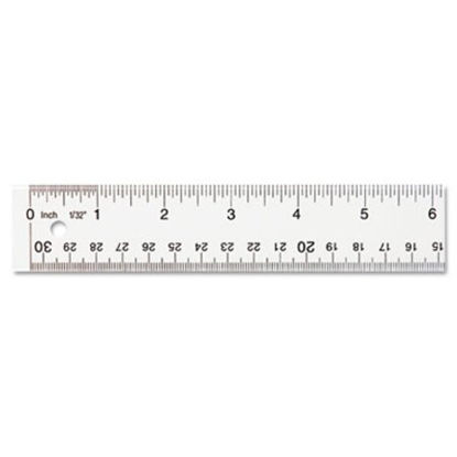 Picture of See Through Acrylic Ruler, 12", ClearACM-10562