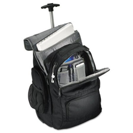 Picture of Rolling Backpack, 14 x 8 x 21, Black/CharcoalSML-178961053