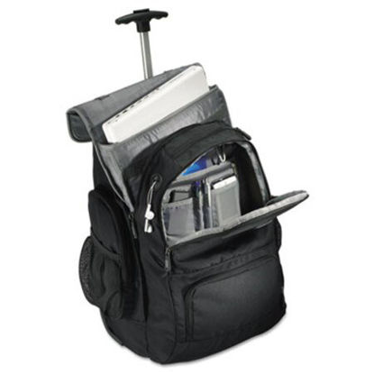 Picture of Rolling Backpack, 14 x 8 x 21, Black/CharcoalSML-178961053