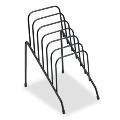 Picture of Wire Step File Jr., 6 Sections, DL to A5 Size Files, 4.38" x 6.5" x 7.75", BlackFEL-72613