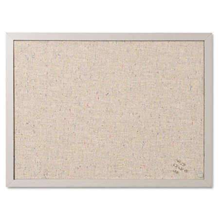 Picture of Designer Fabric Bulletin Board, 24X18, Gray Fabric/Gray FrameBVC-FB0470608