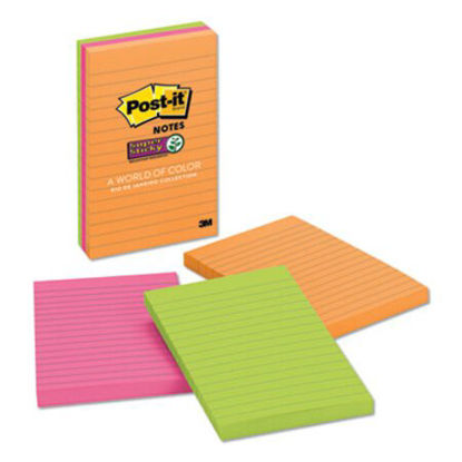 Picture of Pads in Rio de Janeiro Colors, Lined, 4 x 6, 90-Sheet Pads, 3/PackMMM-6603SSUC