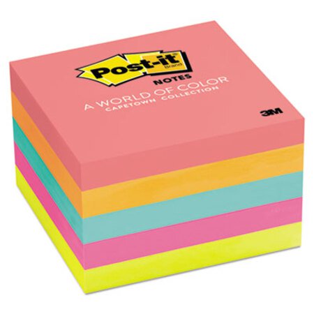 Picture of Original Pads in Cape Town Colors, 3 x 3, 100-Sheet, 5/PackMMM-6545PK