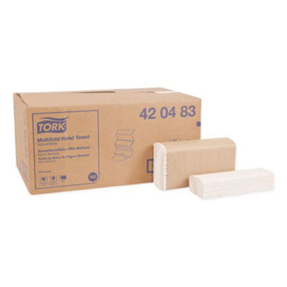 Picture of Multifold Towels, 9.13 x 9.5, Natural White, 250/Pack, 16 Packs/CartonTRK-420483