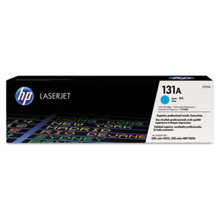 Picture of HP 131A, (CF211A) Cyan Original LaserJet Toner CartridgeHEW-CF211A