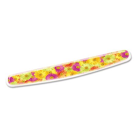 Picture of Fun Design Clear Gel Keyboard Wrist Rest, Daisy DesignMMM-WR308DS