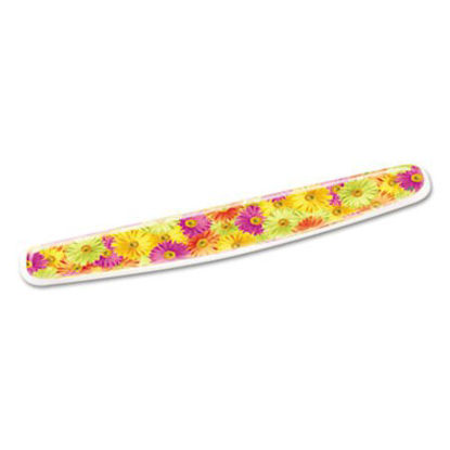 Picture of Fun Design Clear Gel Keyboard Wrist Rest, Daisy DesignMMM-WR308DS