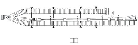 Picture of LTV Series Ventilator Circuit Expandable Tube 180 Inch Tube Dual Limb Adult Without Bag Single Patient Use For use with CareFusion Revel Ventilator and LTV 120019189-001