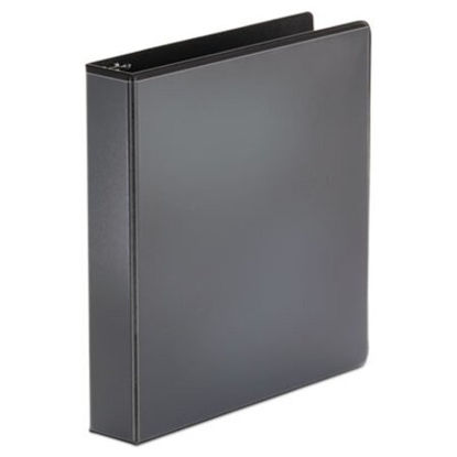 Picture of Economy Round Ring View Binder, 3 Rings, 1.5" Capacity, 11 x 8.5, BlackUNV-20971