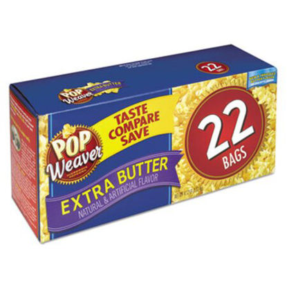 Picture of Microwave Popcorn, Extra Butter, 2.5 oz Bag, 22/BoxOFX-105512
