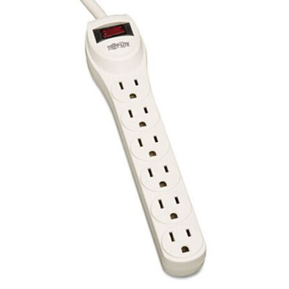 Picture of Protect It! Home Computer Surge Protector, 6 Outlets, 2 ft Cord, 180 JoulesTRP-TLP602
