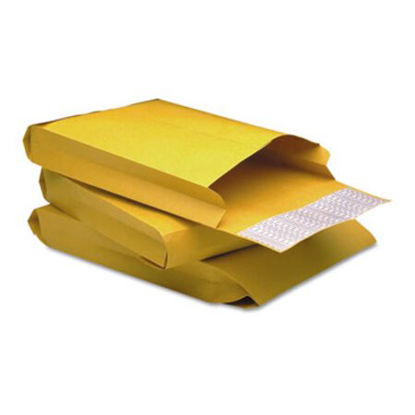 Picture of Redi-Strip Kraft Expansion Envelope, #10 1/2, Square Flap, Redi-Strip Closure, 9 x 12, Brown Kraft, 25/PackQUA-93334