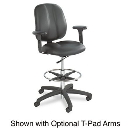 Picture of Apprentice II Extended-Height Chair, Supports Up to 250 lb, 22" to 32" Seat Height, BlackSAF-7084BL