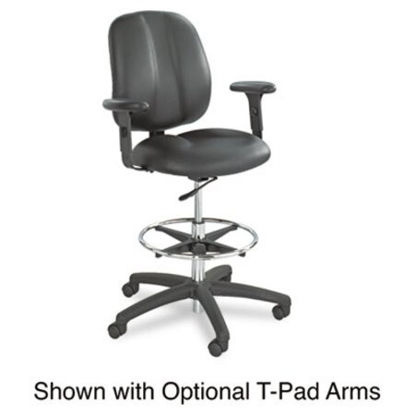 Picture of Apprentice II Extended-Height Chair, Supports Up to 250 lb, 22" to 32" Seat Height, BlackSAF-7084BL