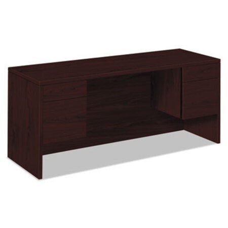 Picture of 10500 Series Kneespace Credenza With 3/4-Height Pedestals, 60w x 24d, MahoganyHON-10565NN