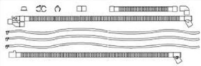 Picture of Humidification Circuit Corrugated Tube Dual Limb Adult Single Patient UseRT111