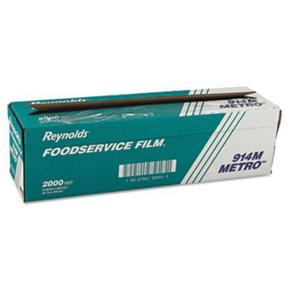 Picture of Metro Light-Duty PVC Film Roll with Cutter Box, 18" x 2000 ft, ClearRFP-914M