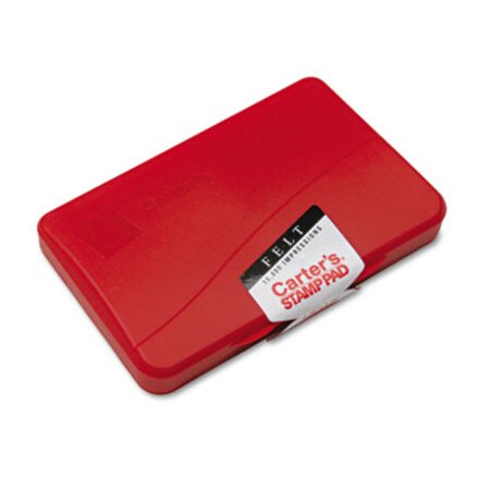 Picture of Pre-Inked Felt Stamp Pad, 4.25 x 2.75, RedAVE-21071
