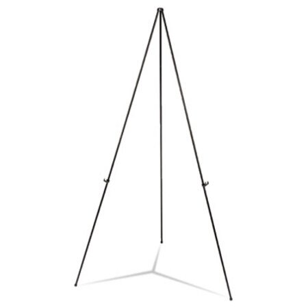Picture of Heavy-Duty Instant Setup Foldaway Easel, Adjusts 25" - 63" High, Aluminum, BlackUNV-43027