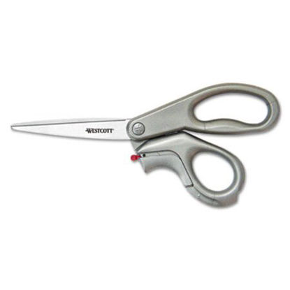 Picture of E-Z Open Box Opener Stainless Steel Shears, 8" Long, 3.25" Cut Length, Gray Offset HandleACM-13227