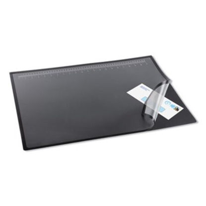 Picture of Lift-Top Pad Desktop Organizer with Clear Overlay, 22 x 17, BlackAOP-41700S