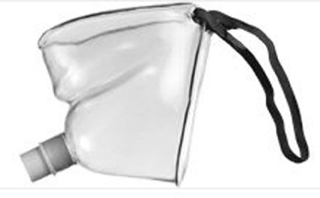 Picture of Oxygen Face Tent B&F Medical Face Tent Style Adult One Size Fits Most Adjustable Head Strap60280