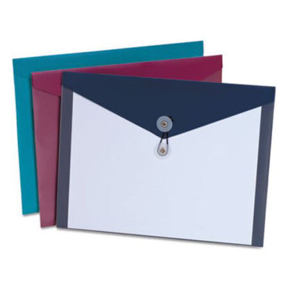 Picture of Poly Envelopes, Letter Size, Assorted Colors, 4/PackPFX-90016