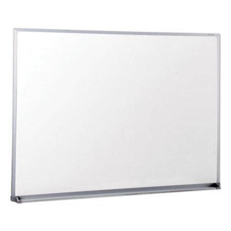 Picture of Dry Erase Board, Melamine, 48 x 36, Satin-Finished Aluminum FrameUNV-43624