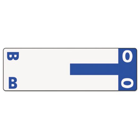 Picture of AlphaZ Color-Coded First Letter Combo Alpha Labels, B/O, 1.16 x 3.63, Dark Blue/White, 5/Sheet, 20 Sheets/PackSMD-67153