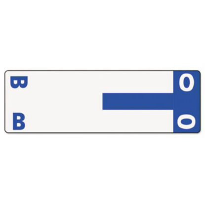 Picture of AlphaZ Color-Coded First Letter Combo Alpha Labels, B/O, 1.16 x 3.63, Dark Blue/White, 5/Sheet, 20 Sheets/PackSMD-67153