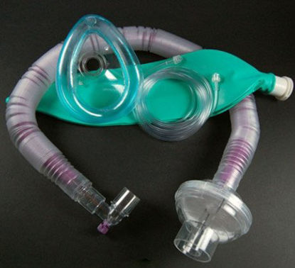 Picture of Ultra Flex® Anesthesia Breathing Circuit Expandable Tube 60 Inch Tube Dual Limb Adult 3 Liter Bag Single Patient Use5613F-61Z