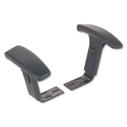 Picture of Alera Height Adjustable T-Arms, Interval and Essentia Series Chairs/Stools, BlackALE-IN49AKA10B