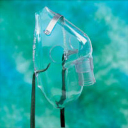 Picture of Aerosol Mask Hudson RCI® Elongated Style Adult One Size Fits Most Adjustable Head Strap / Nose Clip1385