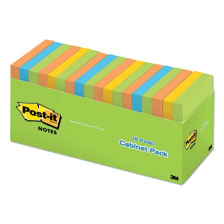Picture of Original Pads in Jaipur Colors Cabinet Pack, 3 x 3, 100-Sheet, 18/PackMMM-65418BRCP